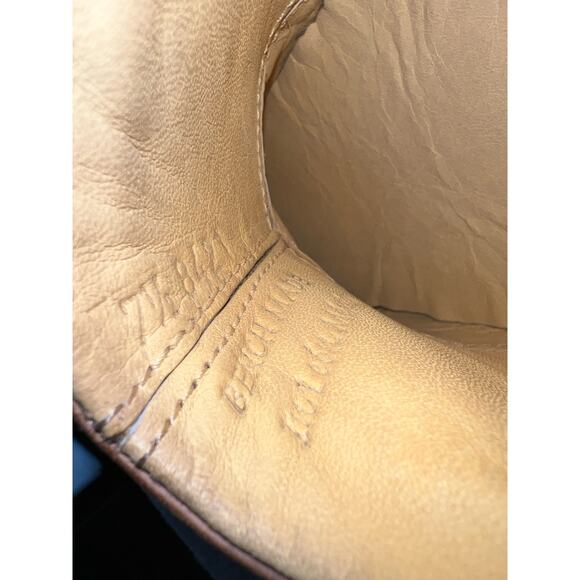 Bed Stu Triad Distressed Dark Brown Leather Harness Mule - Size 7.5 - X3 - Picture 11 of 11